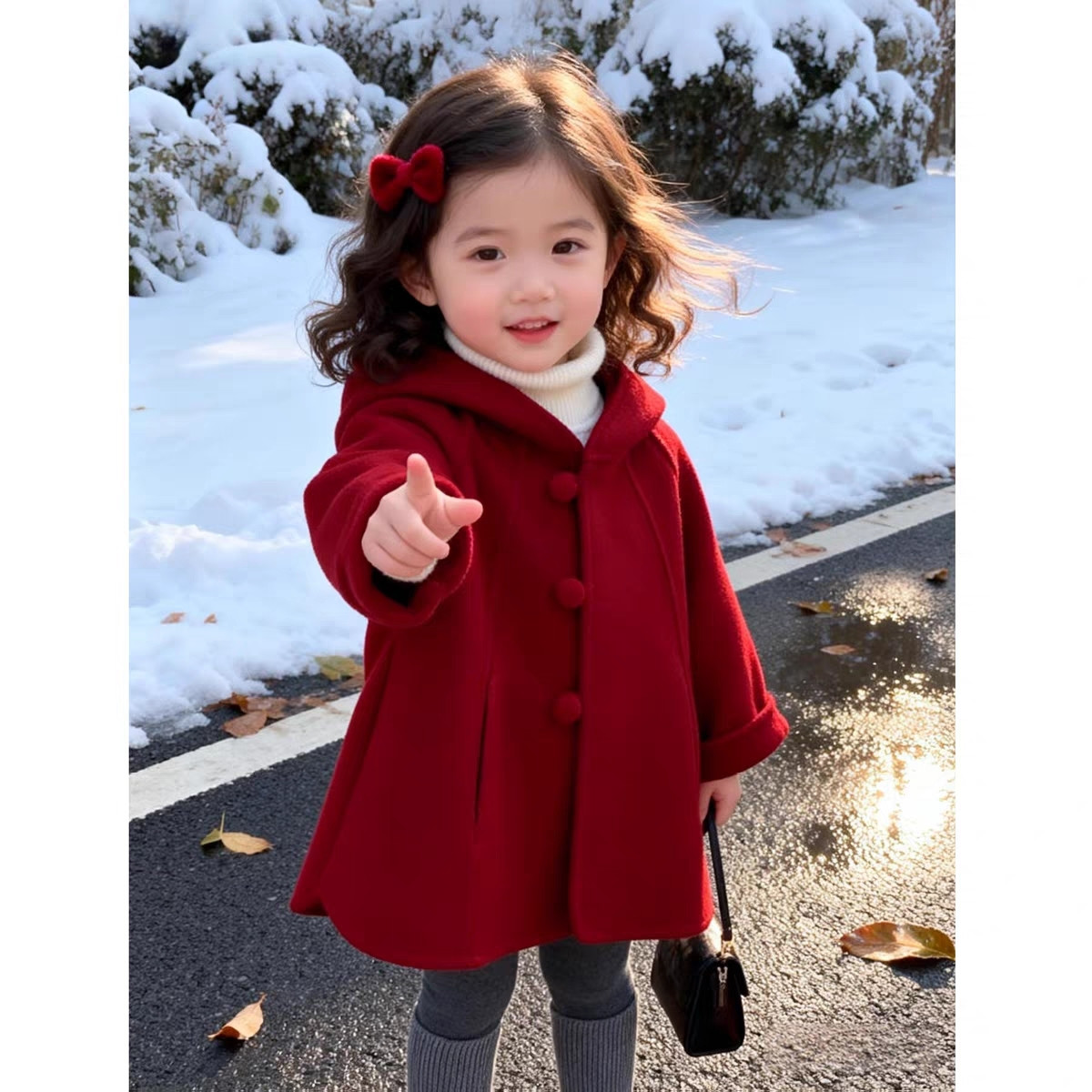 Winter Clothing Toddler - Girls Wool Coat Autumn Winter New