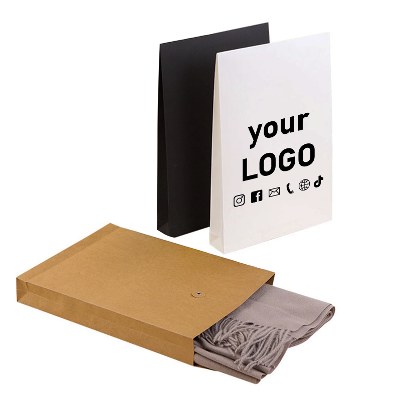 Winter Clothing Work - 20pcs kraft paper bag archive bag