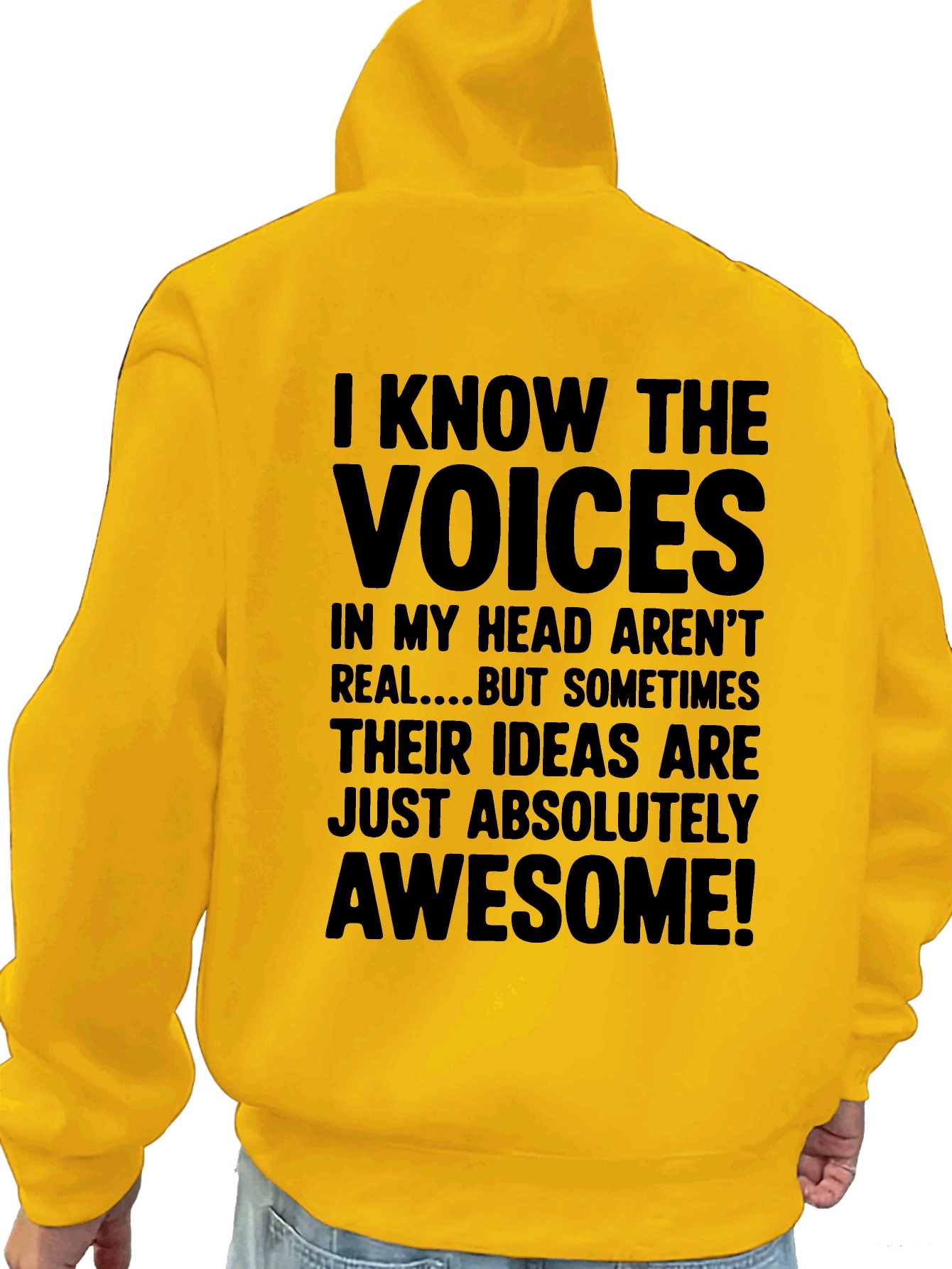 Winter Clothing Quotes - Fall/Winter HoodedSweatshirt with Funny Quotes Print-American