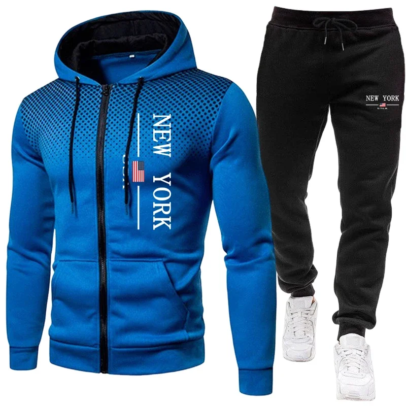 Quality Winter Clothing Jacket - Men's Jacket Tracksuit Casual Zip Hooded