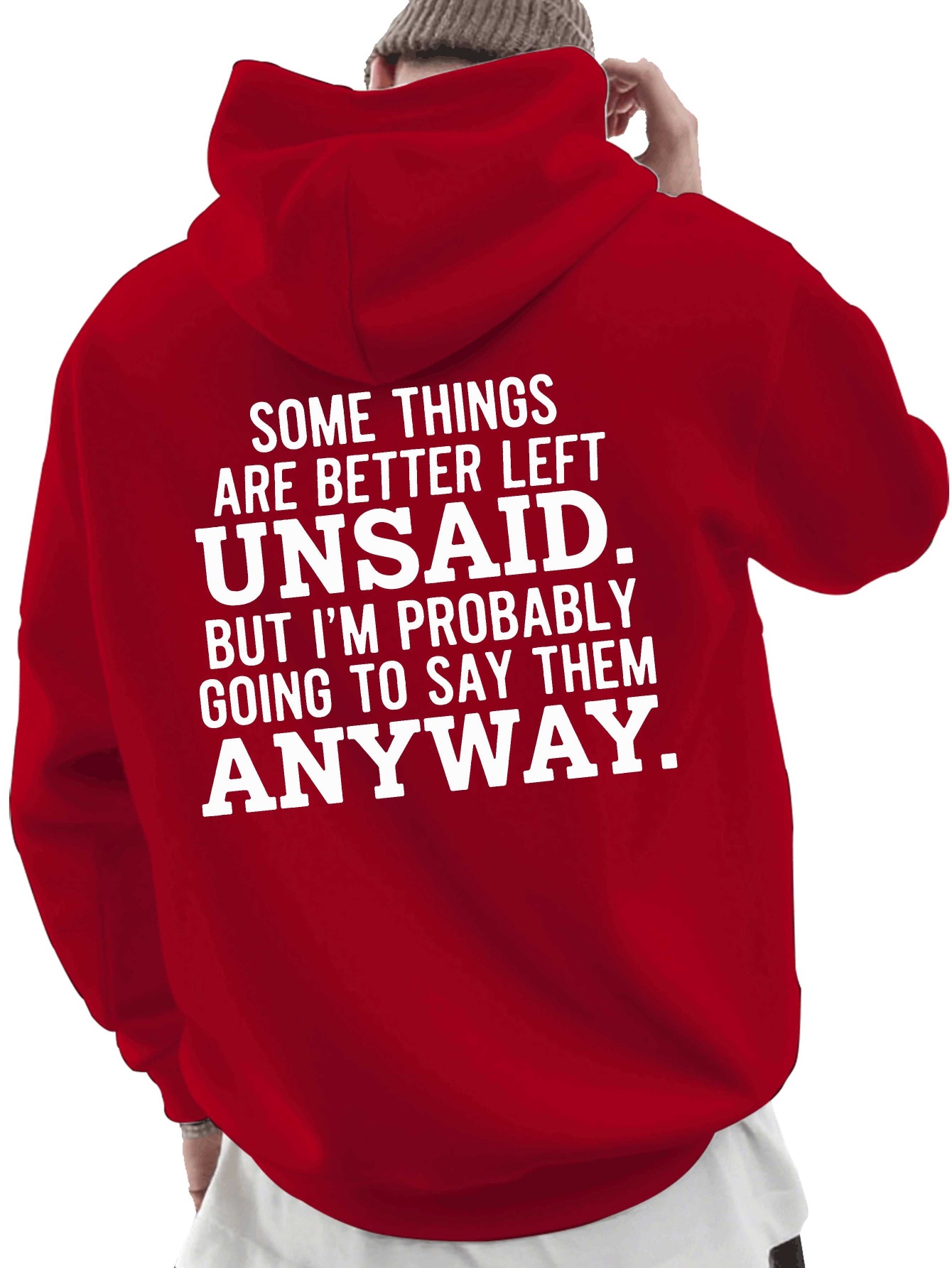Winter Clothing Quotes - Autumn Winter Clothing men's hoodie Men