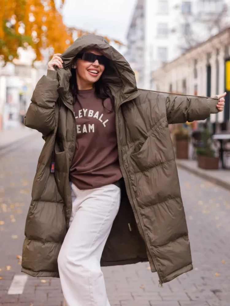 Puffer Jacket Women Down - Women's Down Jacket Winter Oversize Long