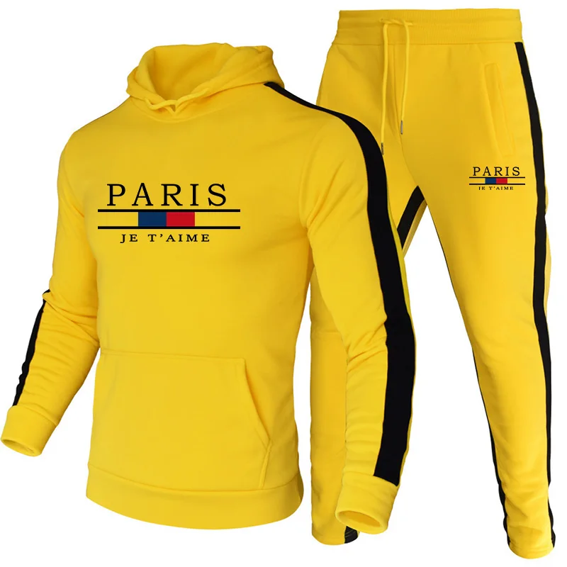 Winter Clothing Fashion - Men's Tracksuit Printing Casual Sweatshirts 2
