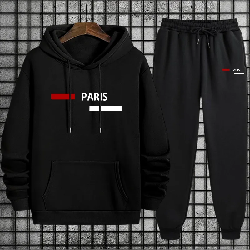 Winter Clothing Hoodie - Men's Tracksuit Casual Hooded Sweatshirts Outdoors