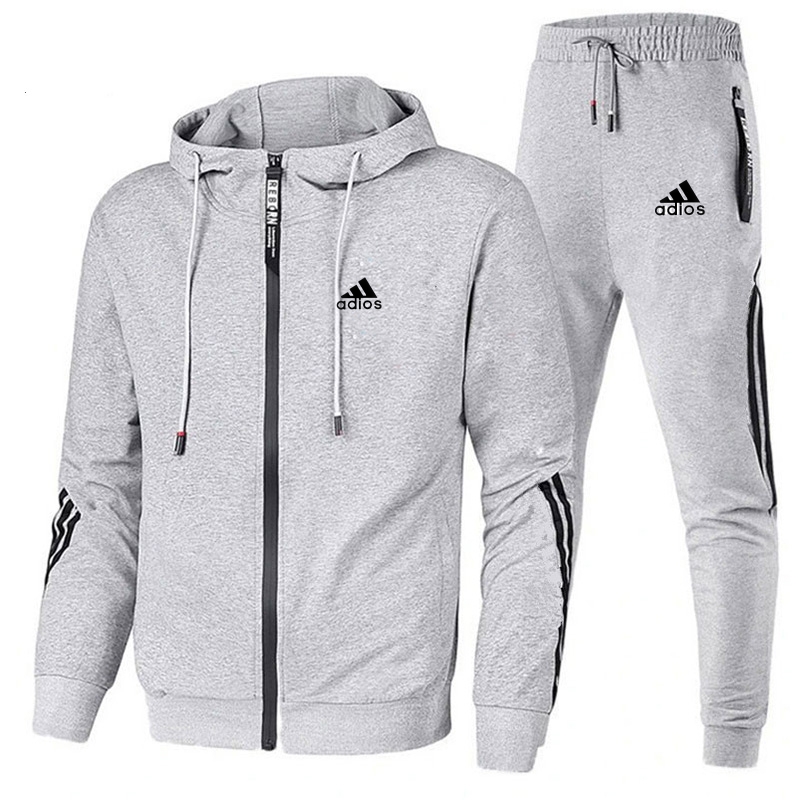 Winter Clothing Hoodie - Spring Autumn Men Tracksuits Sets Long