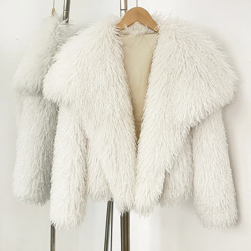 Fur Coat Eco-friendly Faux Fur - Quality Winter Clothing Jacket recension och pris