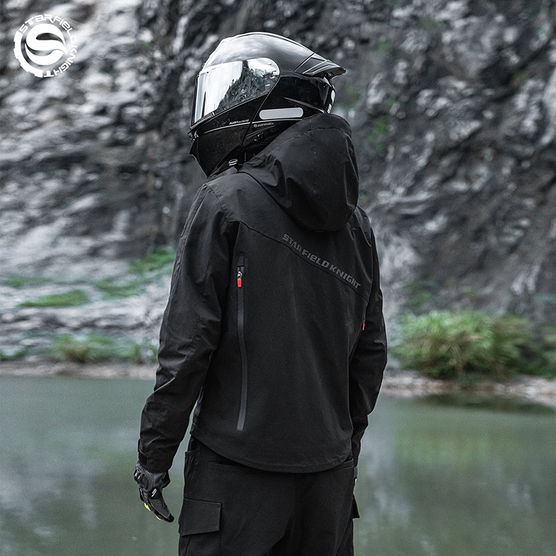 SFK Black Motorcycle Jacket Wa - Quality Winter Clothing Jacket recension och pris