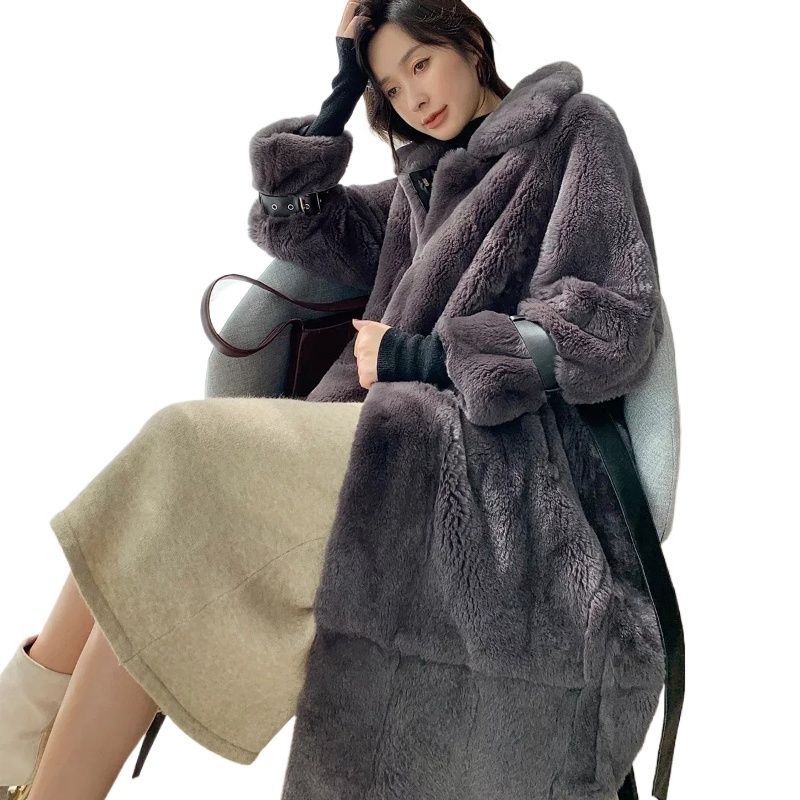 High Quality Real Rex Rabbit F - Quality Winter Clothing Jacket recension och pris