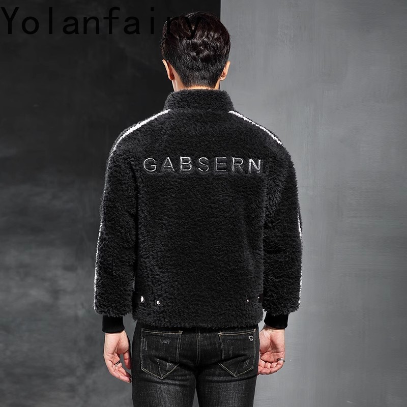 YOLANFAIRY 100% Wool Mens Real - Quality Winter Clothing Jacket recension och pris