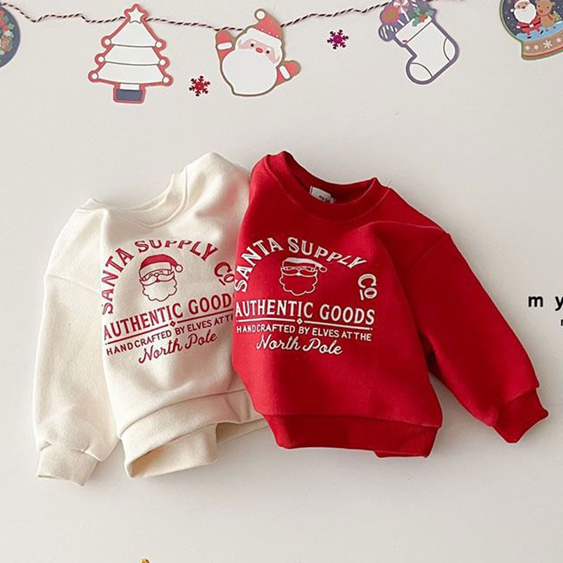 Christmas Children Fleece Swea - Winter Clothing Toddler recension och pris