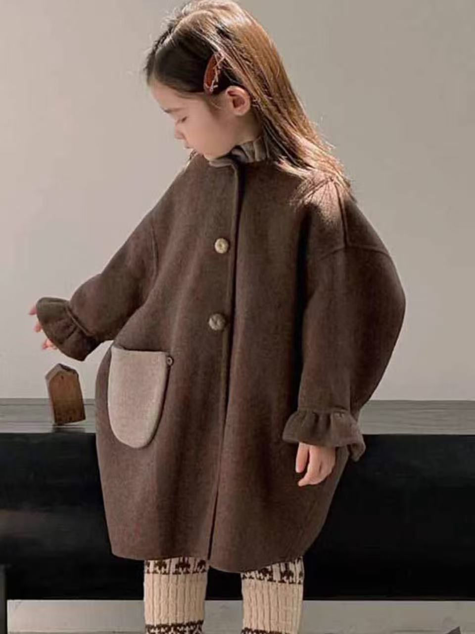 Girls Wool Coat 2026 Autumn Wi - Winter Clothing Toddler recension och pris