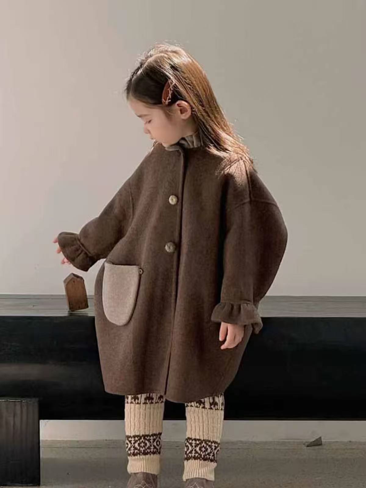 Girls Wool Coat 2026 Autumn Wi - Winter Clothing Toddler recension och pris