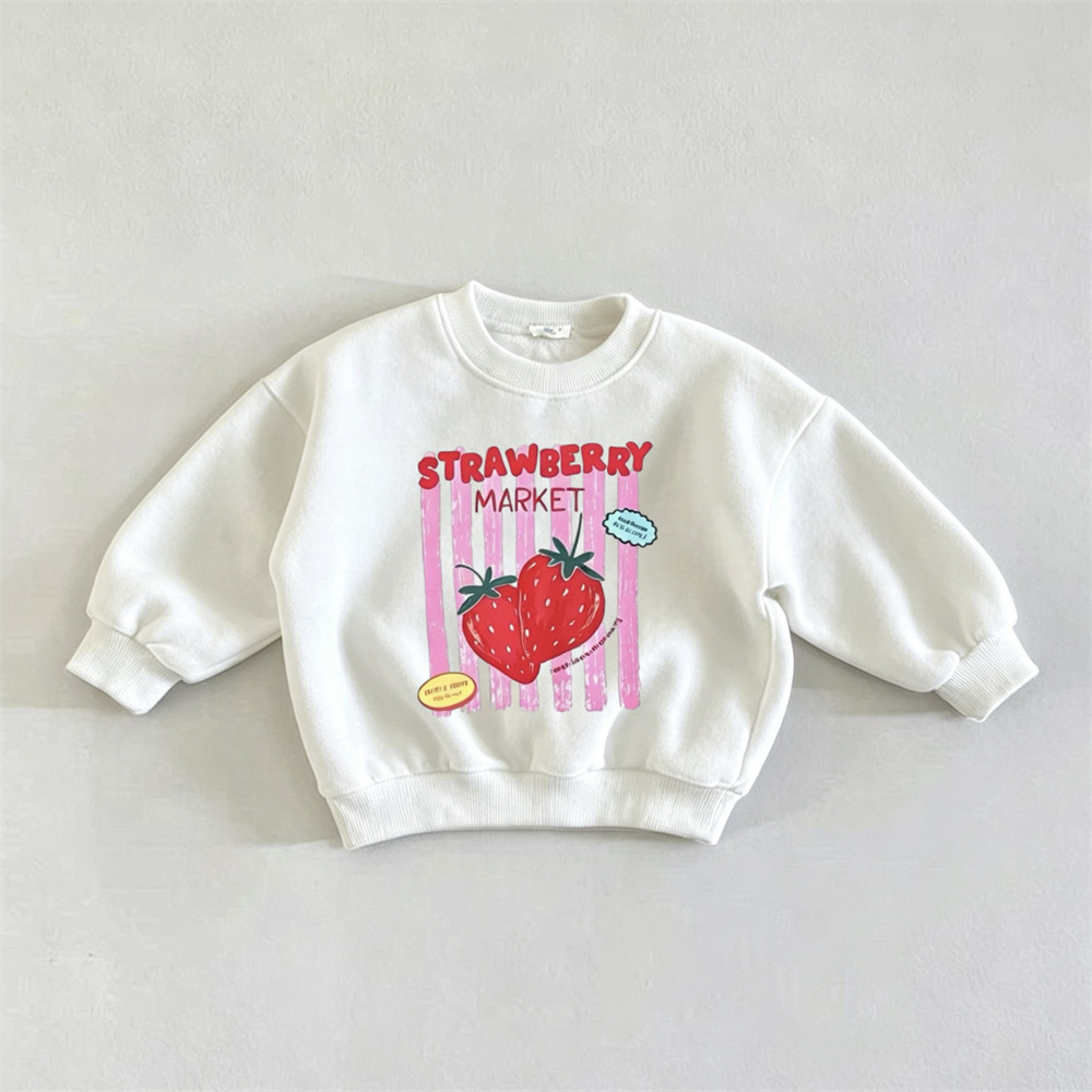 Girls Sweatshirt Pink White Lo - Winter Clothing Toddler recension och pris