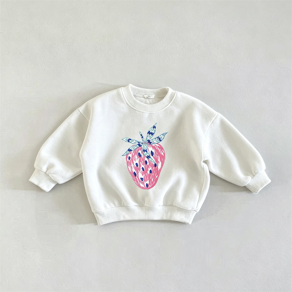 Girls Sweatshirt Pink White Lo - Winter Clothing Toddler recension och pris