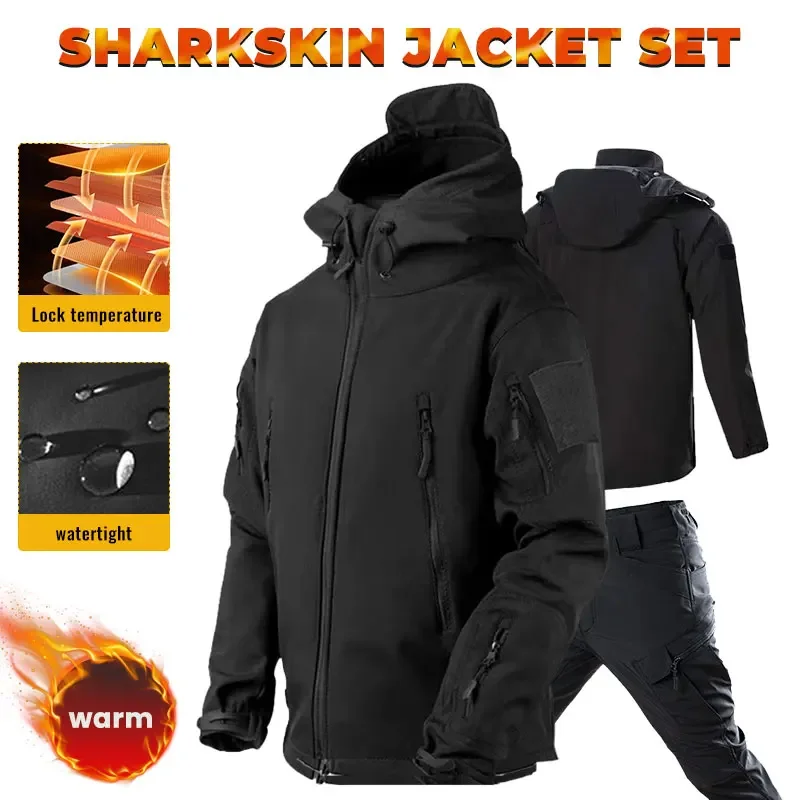 Men Thicken Soft Shell Winter  - Winter Clothing Work recension och pris