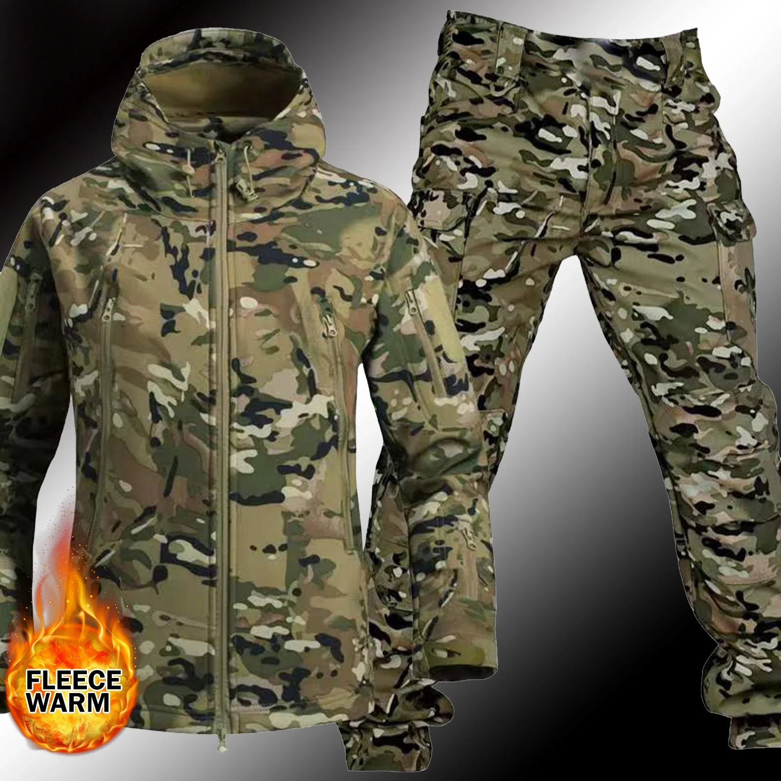 Men Thicken Soft Shell Winter  - Winter Clothing Work recension och pris
