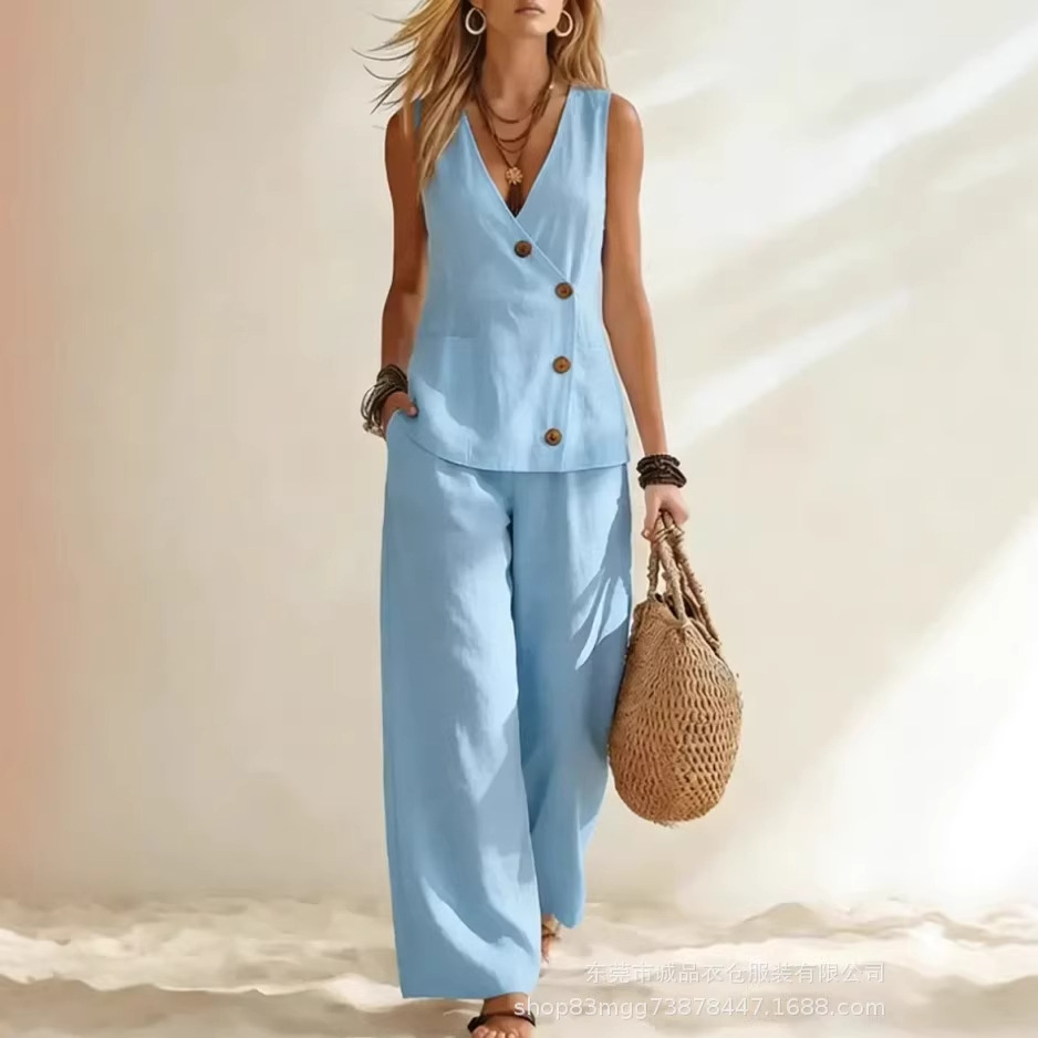 Fashion Deep V-neck Sleeveless - Winter Clothing Sale recension och pris