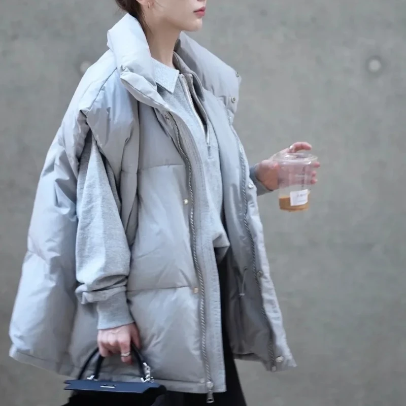 Solid Color Zipper Women's Ves - Winter Clothing Work recension och pris