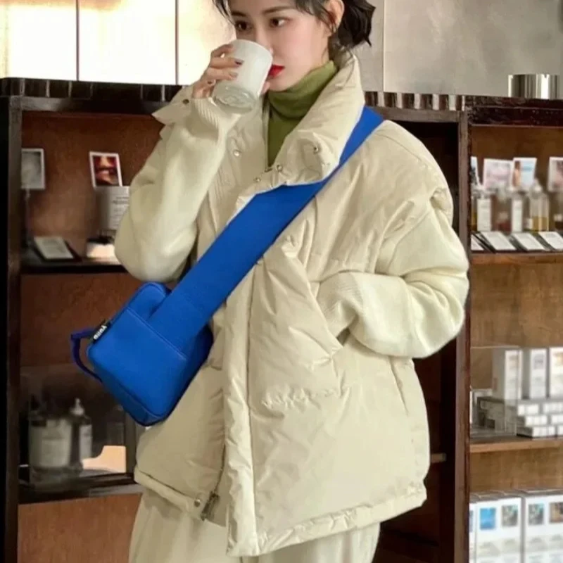 Solid Color Zipper Women's Ves - Winter Clothing Work recension och pris