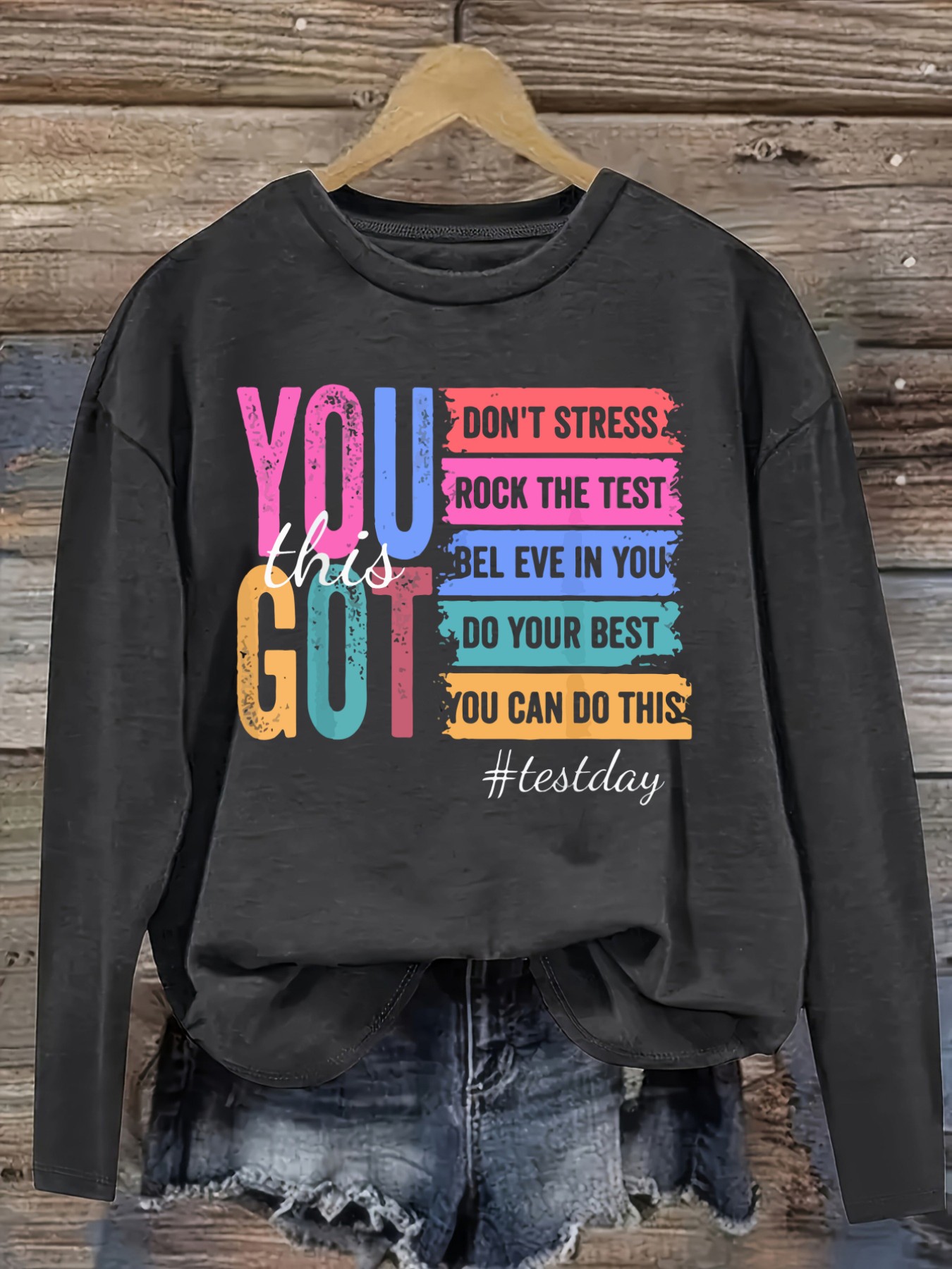 Women's Casual Long Sleeve Cre - Winter Clothing Quotes recension och pris