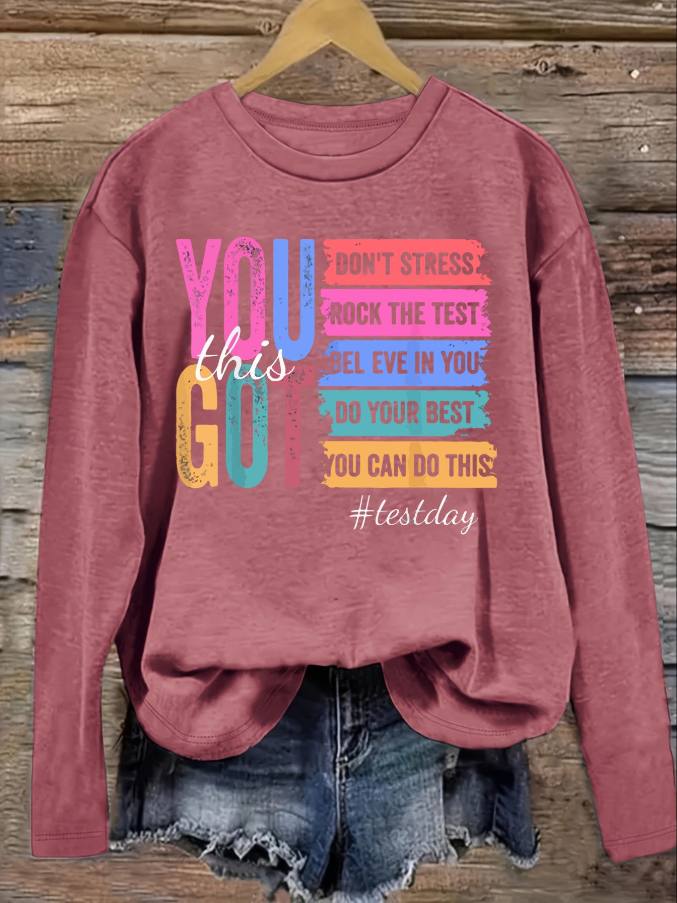 Women's Casual Long Sleeve Cre - Winter Clothing Quotes recension och pris