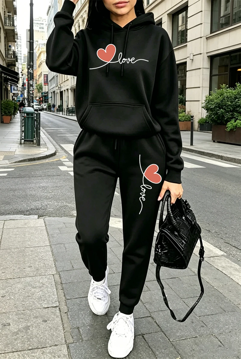 Womens Tracksuit Print Casual  - Winter Clothing Women'S recension och pris