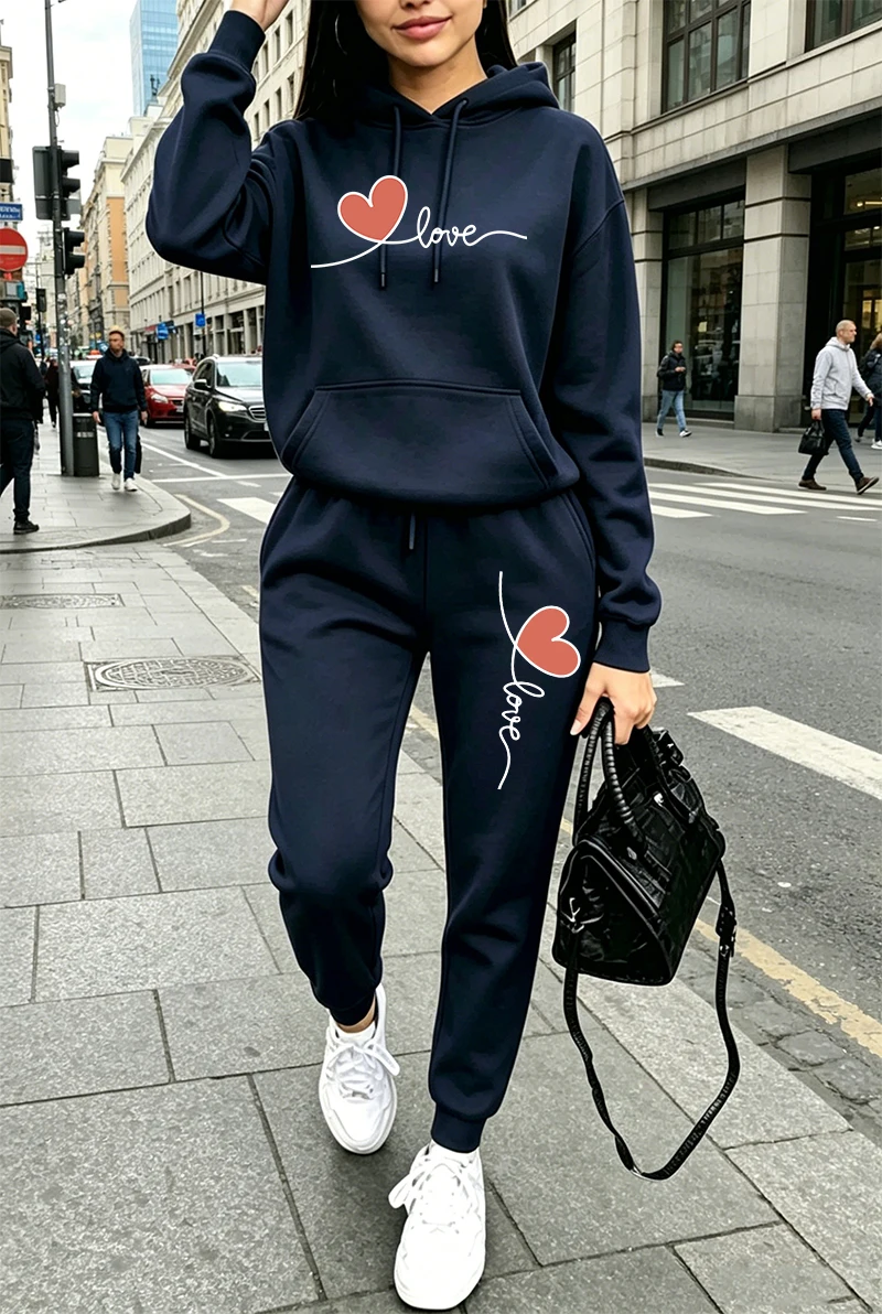 Womens Tracksuit Print Casual  - Winter Clothing Women'S recension och pris