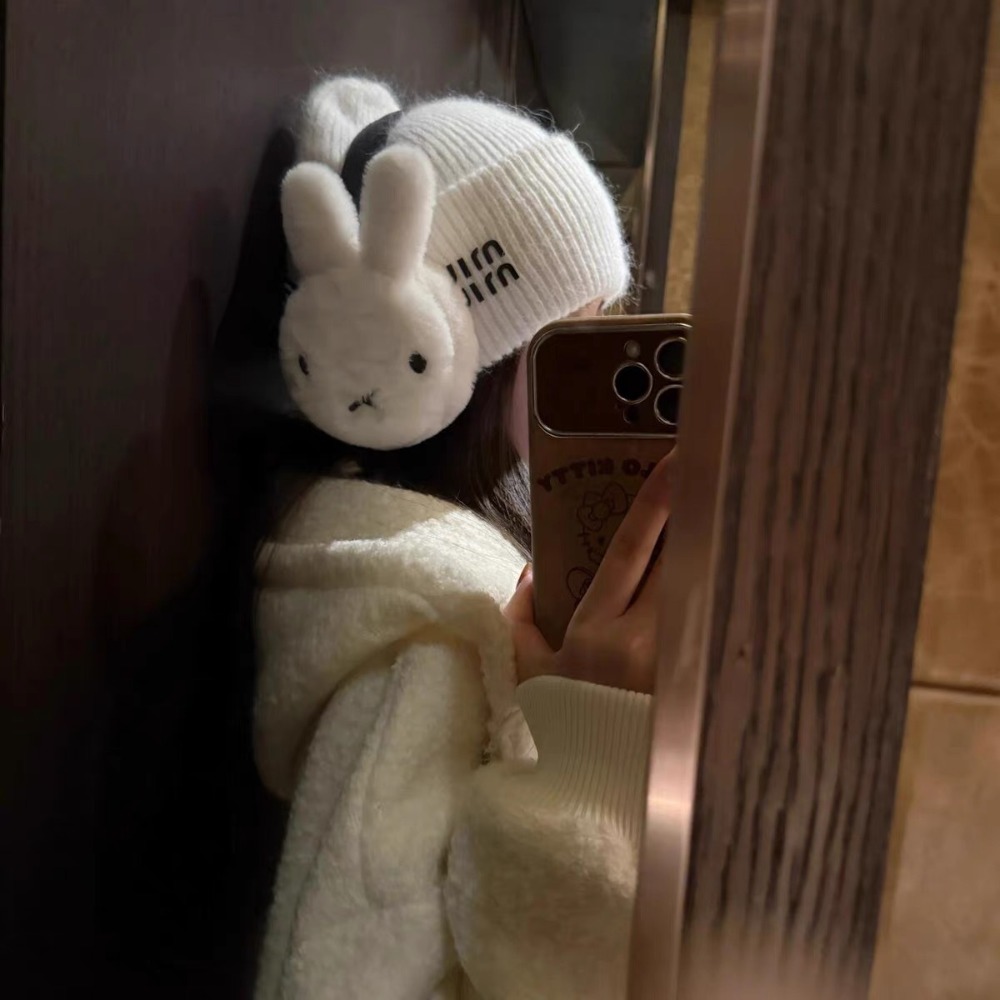 Miffy Rabbit Kawaii Warm Earmu - Winter Clothing Earmuffs recension och pris