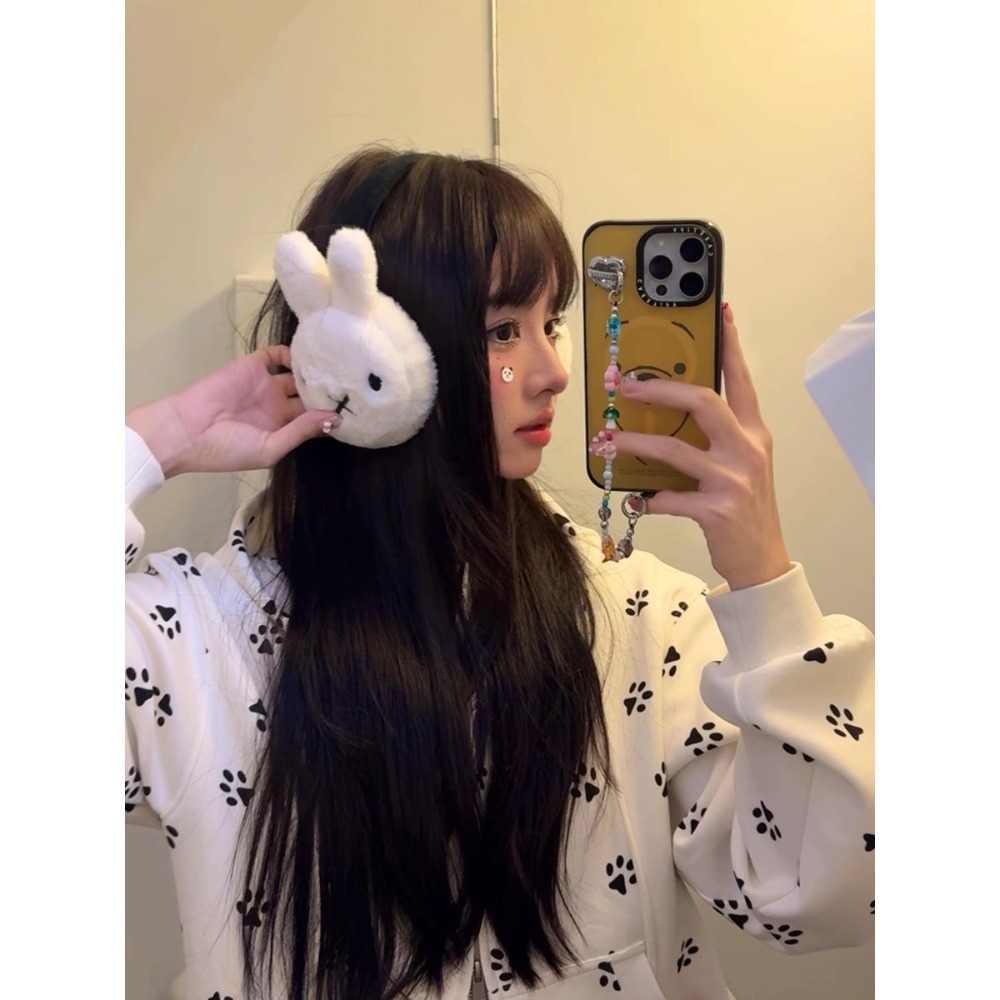 Miffy Rabbit Kawaii Warm Earmu - Winter Clothing Earmuffs recension och pris