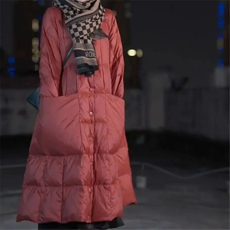 Oversize Long Down Jacket Big  - Puffer Jacket Women Down recension och pris