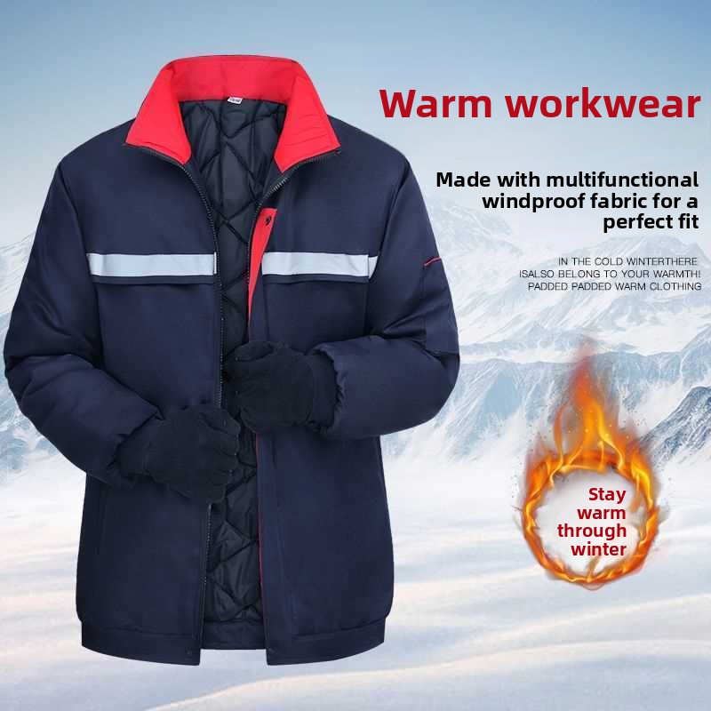 Thiened Winter Work orm Cotton - Winter Clothing Work recension och pris