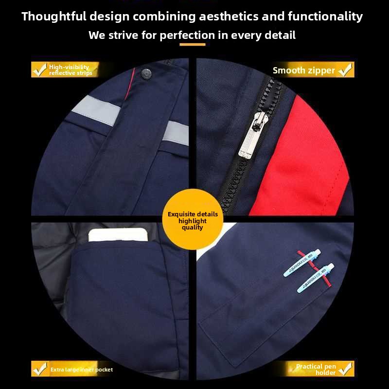 Thiened Winter Work orm Cotton - Winter Clothing Work recension och pris