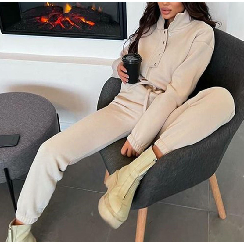Casual Stand Collar Jumpsuits  - Winter Clothing Sale recension och pris