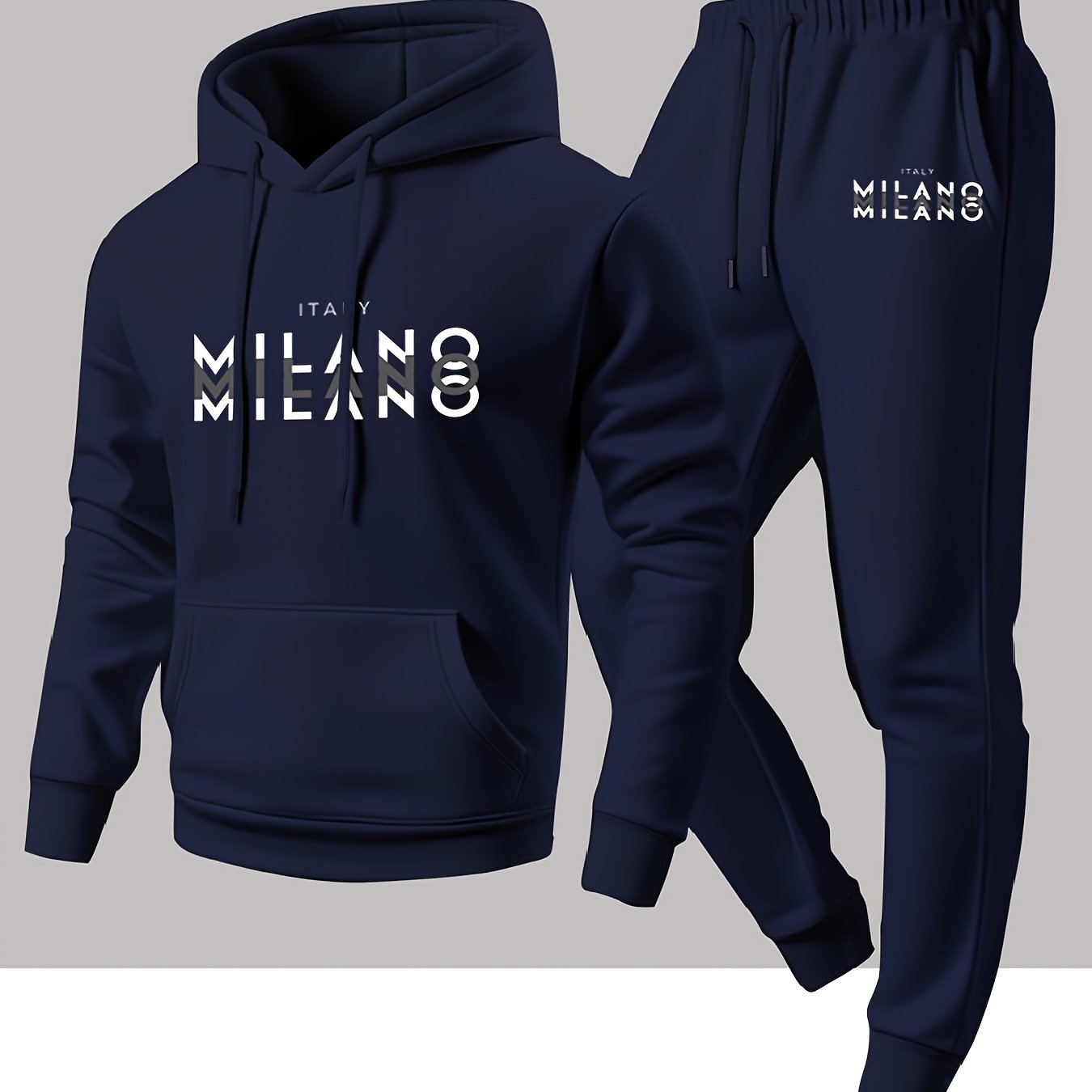 Trendy Men's Italian Milan Let - Winter Clothing Hoodie recension och pris
